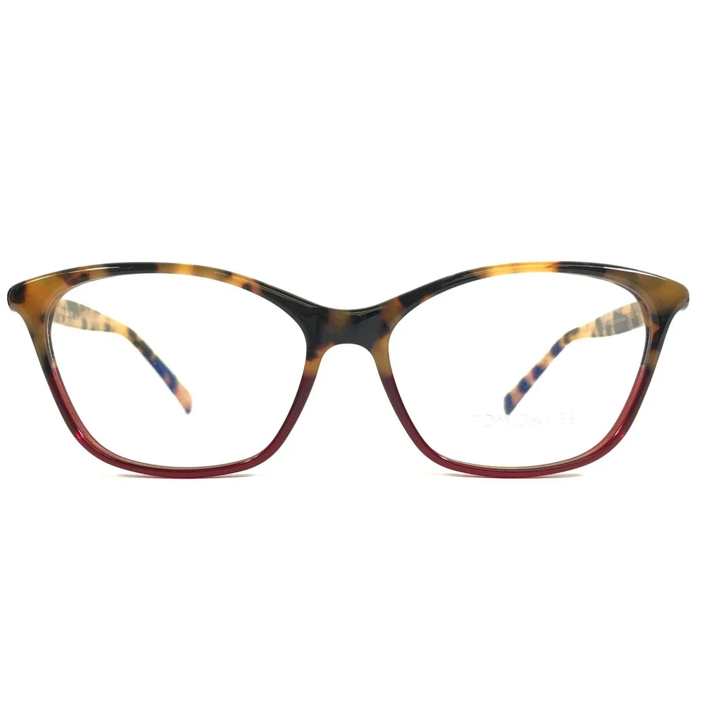 Tom Davies Eyeglasses Frames TD732 Col. 1835 Tortoise Cat Eye Full Rim 53-15-140
